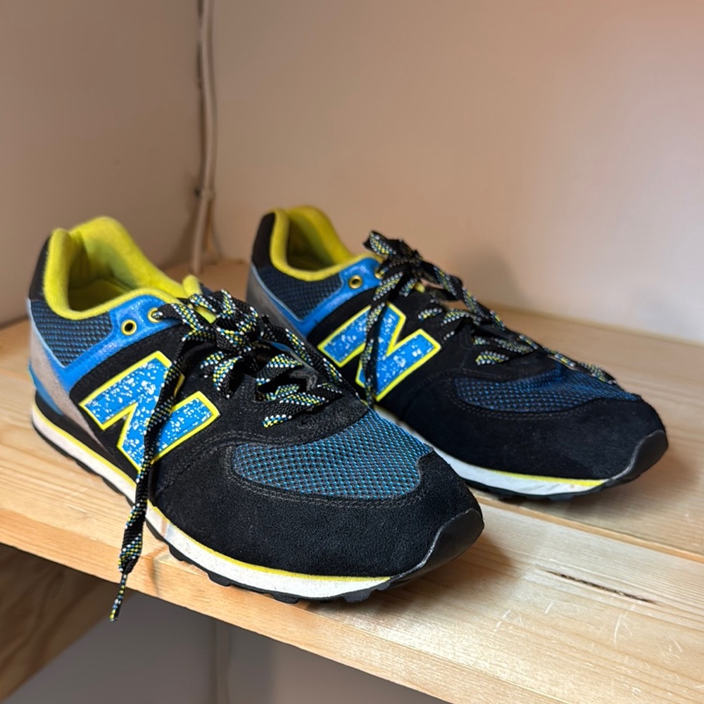 New Balance Kids Sneakers - Black, Blue, Yellow